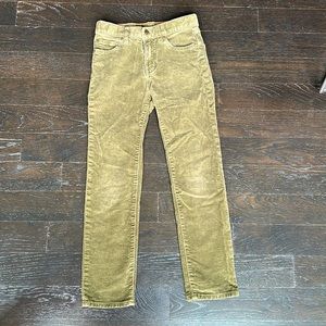 JCrew boys stretch corduroy pant, size 8